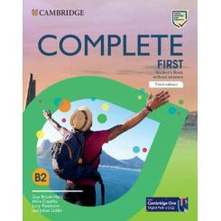 Complete First Student`S Book Without Answers With CD-Rom 3º Ed, Ed. CAMBRIDGE